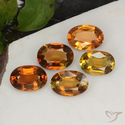 Caramel Brown Турмалин Камень - 0.4ct Фасетный Овал (ID: 419927)