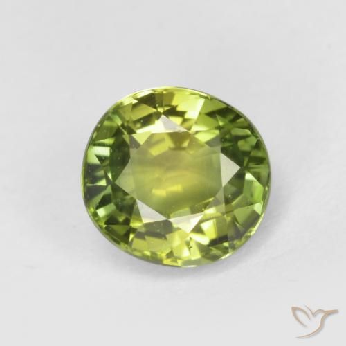 0.98ct Natural Deep Green Tourmaline, Oval, VS
