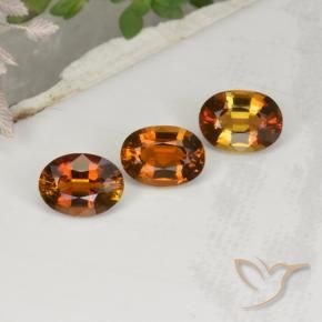 1.86 ctw Brown Tourmaline Stones, Natural Tourmaline in Oval Facet Shape for Sale