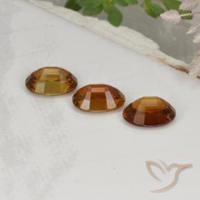 Tourmaline Gemstones in 6.3 x 4.7 mm Size for Sale, Tourmaline Stones in Gingerbread Brown Color