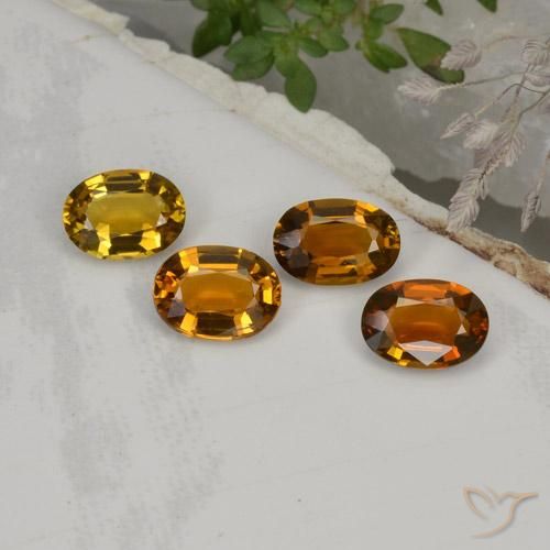 3.24 ctw Brown Tourmaline Gemstones, Tourmaline Gems in Oval Facet Shape for Sale.