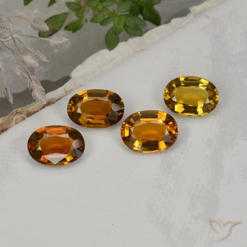 3.24 ctw Brown Tourmaline Stones, Natural Tourmaline in Oval Facet Shape for Sale