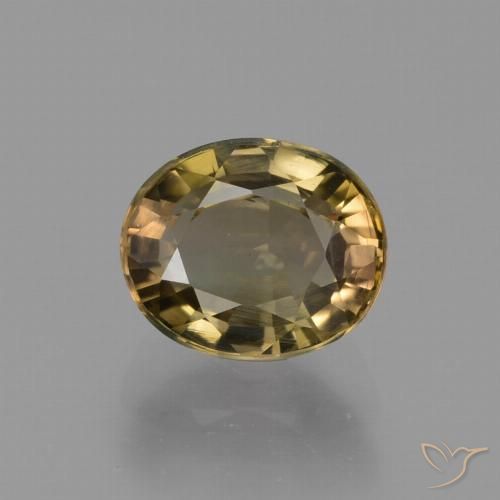 1.34ct Natural Light Brown Tourmaline, Oval, VVS-VS