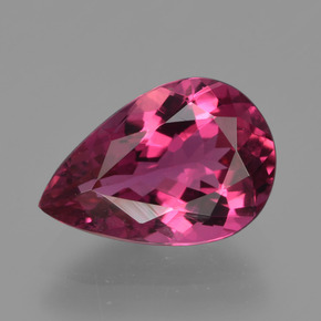 Mm 10 3 X 7 Ct 2 08 تورمالين وردى زهرى وجه كمثرى