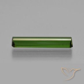 Tourmaline Gemstone in 16.9 x 3.6 mm Size for Sale, Tourmaline Stone in Forest Green Color