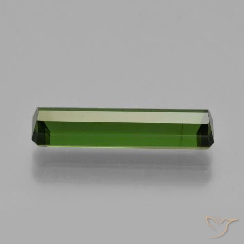 Tourmaline Gemstone in 15.5 x 4.2 mm Size for Sale, Tourmaline Stone in Deep Green Color