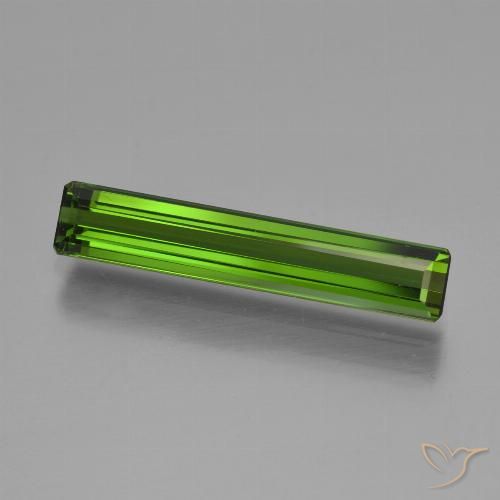 2.40ct Natural Deep Green Tourmaline, Emerald Cut, VVS-VS