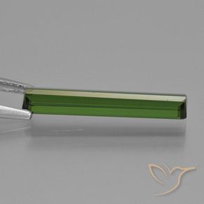 Tourmaline Gemstone in 20.3 x 3.9 mm Size for Sale, Tourmaline Stone in Deep Green Color