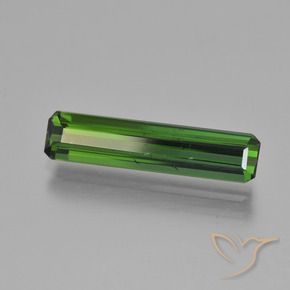 2.70 ct Green Tourmaline Stone, Natural Tourmaline in Octagon Facet Shape for Sale