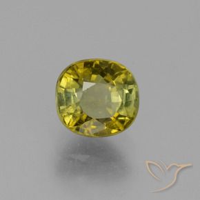 0.81 ct Golden Tourmaline Stone, Natural Tourmaline in Oval Facet Shape for Sale