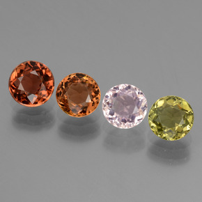 0.7ct Round Facet Multicolor Tourmaline for sale thumb image of 0.7ct Round Facet Multicolor Tourmaline (ID: 434554)
