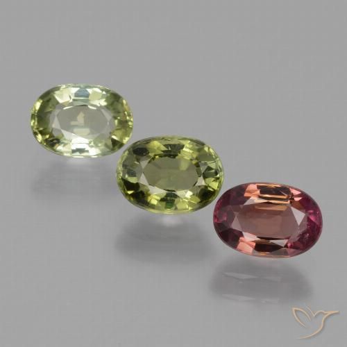 2.6 ct Loose Oval Cut Tourmaline, 6.8 x 4.9 mm From Mozambique, Photo A