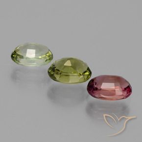 Tourmaline Gemstones in 7 x 5 mm (calibrated) Size for Sale, Tourmaline Stones in Multicolor Color