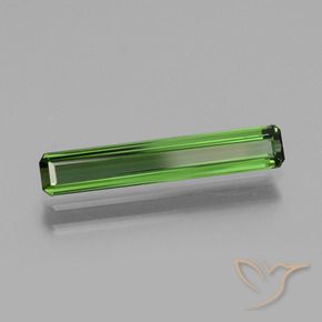 1.40 ct Green Tourmaline Stone, Natural Tourmaline in Octagon Facet Shape for Sale