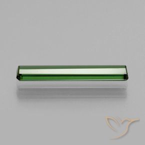 Tourmaline Gemstone in 17.9 x 3.2 mm Size for Sale, Tourmaline Stone in Earthy Green Color