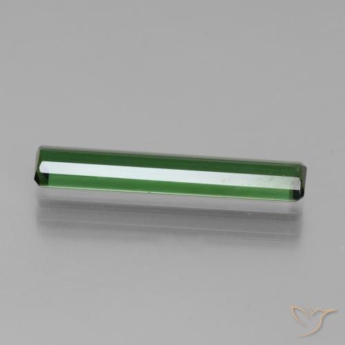 Tourmaline Gemstone in 18.3 x 3.3 mm Size for Sale, Tourmaline Stone in Medium Green Color