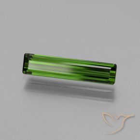 1.58 ct Green Tourmaline Stone, Natural Tourmaline in Octagon Facet Shape for Sale