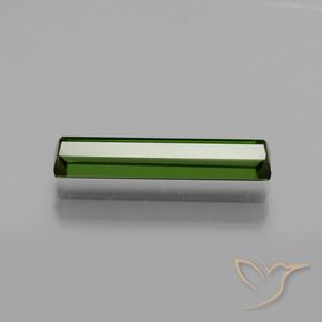 Tourmaline Gemstone in 15.6 x 3.5 mm Size for Sale, Tourmaline Stone in Dark Green Color