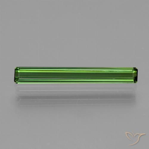 1.07ct Natural Forest Green Tourmaline, Emerald Cut, VS