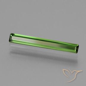 1.07 ct Green Tourmaline Stone, Natural Tourmaline in Octagon Facet Shape for Sale