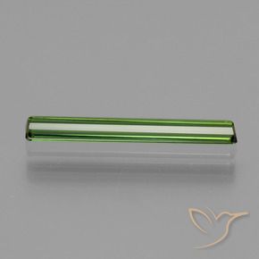 Tourmaline Gemstone in 19.2 x 2.6 mm Size for Sale, Tourmaline Stone in Forest Green Color