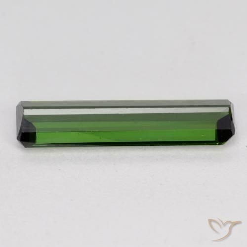 Tourmaline Gemstone in 13.7 x 3.4 mm Size for Sale, Tourmaline Stone in Medium Green Color