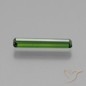 Tourmaline Gemstone in 15.8 x 3 mm Size for Sale, Tourmaline Stone in Medium Green Color