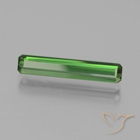 1.80 ct Green Tourmaline Stone, Natural Tourmaline in Octagon Facet Shape for Sale