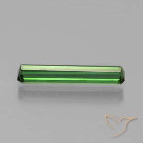 Tourmaline Gemstone in 17.9 x 3.3 mm Size for Sale, Tourmaline Stone in Deep Green Color