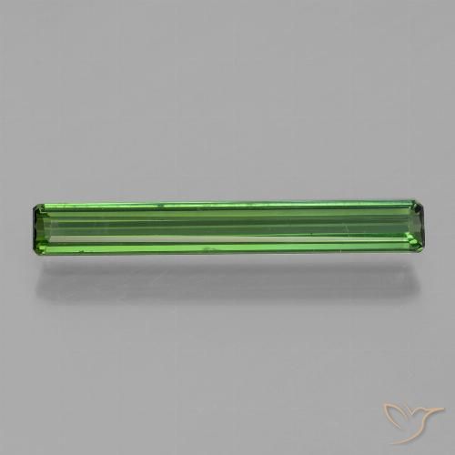 1.36ct Natural Medium-Dark Green Tourmaline, Emerald Cut, VVS-VS