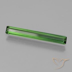 1.36 ct Green Tourmaline Stone, Natural Tourmaline in Octagon Facet Shape for Sale