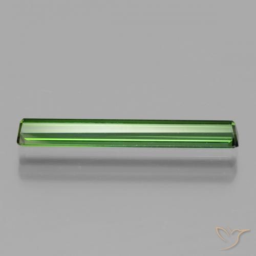 Tourmaline Gemstone in 20.7 x 3 mm Size for Sale, Tourmaline Stone in Deep Green Color