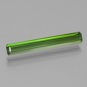 Deep Green Tourmaline Gem - 2ct Octagon Facet (ID: 437882)