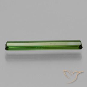 Tourmaline Gemstone in 19.7 x 2.9 mm Size for Sale, Tourmaline Stone in Earthy Green Color