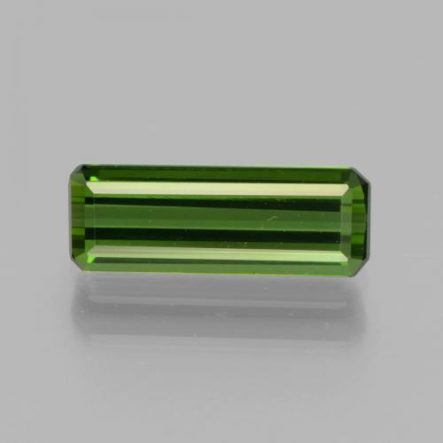 Dark Green Tourmaline Gem - 1.4ct Octagon Facet (ID: 437942)
