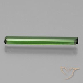 Tourmaline Gemstone in 19.7 x 3 mm Size for Sale, Tourmaline Stone in Forest Green Color