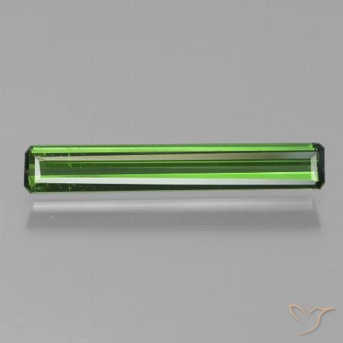 1.08ct Natural Green Tourmaline, Emerald Cut, VS