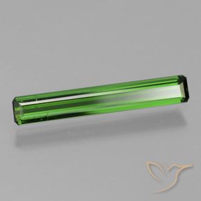 1.08 ct Green Tourmaline Stone, Natural Tourmaline in Octagon Facet Shape for Sale