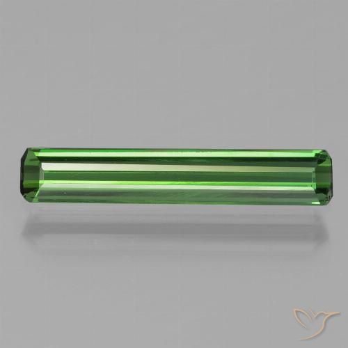 1.11ct Natural Green Tourmaline, Emerald Cut, VVS