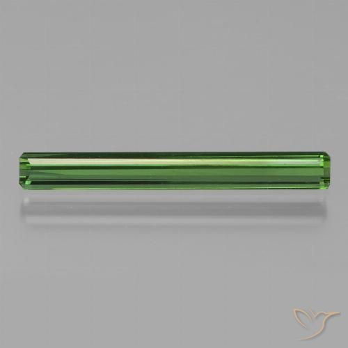 1.18ct Natural Green Tourmaline, Emerald Cut, VVS-VS