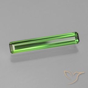 1.19 ct Green Tourmaline Stone, Natural Tourmaline in Octagon Facet Shape for Sale