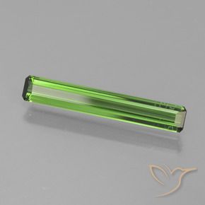 1.13 ct Green Tourmaline Stone, Natural Tourmaline in Octagon Facet Shape for Sale