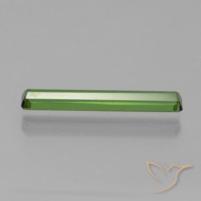 Tourmaline Gemstone in 17.8 x 2.9 mm Size for Sale, Tourmaline Stone in Deep Green Color