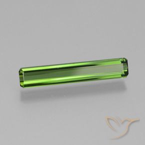 1.12 ct Green Tourmaline Stone, Natural Tourmaline in Octagon Facet Shape for Sale