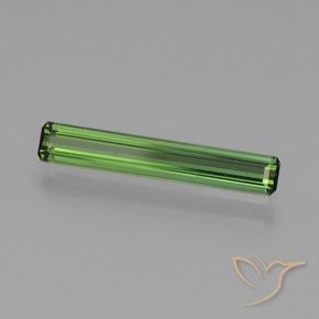 0.93 ct Green Tourmaline Stone, Natural Tourmaline in Octagon Facet Shape for Sale