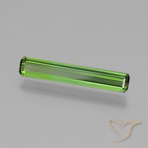 0.99 ct Green Tourmaline Stone, Natural Tourmaline in Octagon Facet Shape for Sale