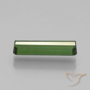 Tourmaline Gemstone in 13.1 x 3.7 mm Size for Sale, Tourmaline Stone in Forest Green Color