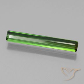 1.70 ct Green Tourmaline Stone, Natural Tourmaline in Octagon Facet Shape for Sale