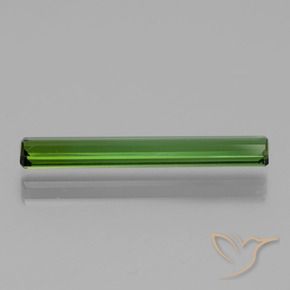 Tourmaline Gemstone in 20.8 x 3.2 mm Size for Sale, Tourmaline Stone in Forest Green Color