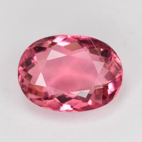 Deep Hot Pink Турмалин Камень - 2.3ct Фасетный Овал (ID: 441189)